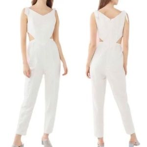 Urban outfitters linen Beverly cut out jumpsuit